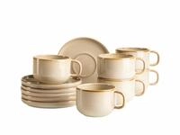 M&Auml;SER Tasse Kaffeetassen-Set Cordelia, aus Steinzeug, 12-tlg., Steinzeug, 12er...