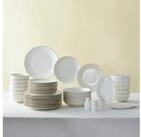 Karaca Geschirr-Set Karaca Elegance Bone Mandarin 53-teiliges Geschirrset 12 Personen