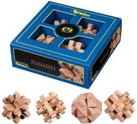 Philos Spiel, Puzzleset I - Buche - Level 2 - 4 unterschiedliche Knobelspiele