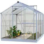 GFP Gew&auml;chshaus Opal 4 Glasgew&auml;chshaus mit Aluminium-Rahmen 192 x 259 x 192...