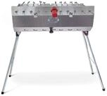Grillpeter Holzkohlegrill Mangal Set Taschkent Schaschlikgrill mit 11er...