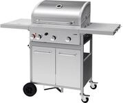 Lund Gasgrill Gasgrill 12,8kW, 3+1 Brenner, Edelstahl, Gasgrill 12,8kW, 3+1...