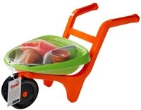 Androni Giocattoli Sandform-Set Kleine Schubkarre mit Gartenwerkzeug 5 Teile