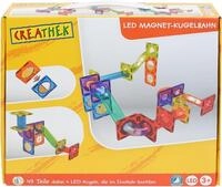 Spiel Creathek LED Magnet Kugelbahn, 49 Teile