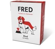 FRED & FELIA FRED Rind mit Nudeln (10er Pack), Nassfutter f&uuml;r: Hunde,...