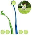 relaxdays Hunde-Ballschleuder 4 x Ballschleuder f&uuml;r Hunde