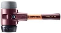 Gummihammer HALDER SIMPLEX Schonhammer &Oslash; 80 mm Gummi / TPE-mid grau mit extra