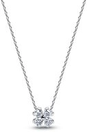 Pandora Kette mit Anh&auml;nger Kleeblatt Halskette Damen, 925er Silber von PANDORA