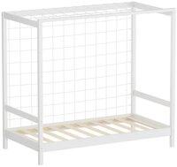 ML-DESIGN Spielbett Fu&szlig;balltor Einzelbett f&uuml;r Kinder Holzbett mit Lattenrost &