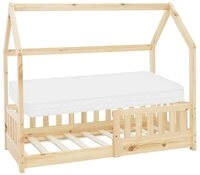 ML-DESIGN Spielbett Hausbett Kinderbett inkl. Lattenrost kreativ Bodenbett f&uuml;r