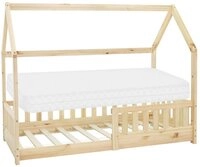 ML-DESIGN Spielbett Hausbett Kinderbett inkl. Lattenrost kreativ Bodenbett f&uuml;r