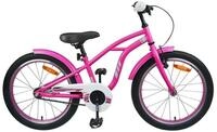 vidaXL Kinderfahrrad 146,5 x 54 x 86 cm Kinderfahrrad 22 Zoll 7-12 Dunkelrosa