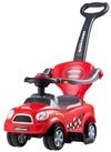 COSTWAY Rutscherauto 3 in 1 Schiebeauto, mit Schiebgriff & Stauraum