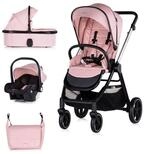 Chipolino Kombi-Kinderwagen Kombikinderwagen 3in1 Marbella, Fu&szlig;abdeckung...