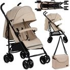 MoMi Kinder-Buggy Akira, Leicht & kompakt faltbar mit Zubeh&ouml;r