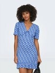 ONLY Minikleid ONLMolly (1-tlg) Drapiert/gerafft