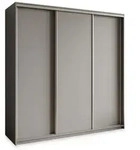 Masseno Schwebet&uuml;renschrank NISSE 200 cm Kleiderschrank 3 T&uuml;ren und 4...