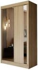 Masseno Schwebet&uuml;renschrank GRAZIA 120 cm Kleiderschrank mit Spiegel 2 T&uuml;ren...