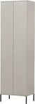 WOOOD Garderobenschrank New Gravure, Mehrzweckschrank mit 5 F&auml;chern Gravure New