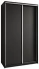 Masseno Schwebet&uuml;renschrank NISSE 120 cm Kleiderschrank 2 T&uuml;ren und 2...
