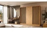 ALTDECOR Schiebet&uuml;renschrank LABELLO (Kleiderschrank Garderobenschrank mit viel