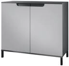Vladon Kommode Sylt V3 (Moderner K&uuml;chenschrank, mit 2 gro&szlig;en T&uuml;ren),...