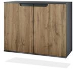 Vladon Kommode Sylt V3 (Moderner K&uuml;chenschrank, mit 2 gro&szlig;en T&uuml;ren),...
