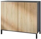 Vladon Kommode Skadu V3 (Moderner K&uuml;chenschrank, mit 2 gro&szlig;en T&uuml;ren),...