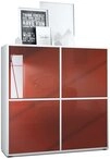 Vladon Highboard Cuba V2 (Schrank, 104 x 105,5 x 35,5 cm Sideboard mit 8...