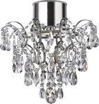Searchlight Deckenleuchte Belle Chandelier - Chrome Metal & Clear Crystal,