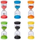 relaxdays Sanduhr 6er Set Sanduhren f&uuml;r Kinder