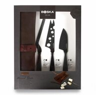 BOSKA HOLLAND Messer-Set K&auml;semesser-Set Monaco+ Schwarz (3-tlg)