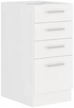 K&uuml;chen-Preisbombe Unterschrank 40 cm K&uuml;che EKO White Weiss matt K&uuml;chenzeile