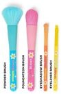 Legami Federm&auml;ppchen Legami Oh My Glow! Daisy Make-up-Pinsel 4er-Set, vegan