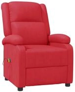 vidaXL Massagesessel Massagesessel Rot Kunstleder (1-St)