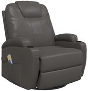 vidaXL Massagesessel Massage-Schaukelsessel Anthrazit Kunstleder (1-St)