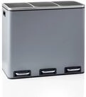 hjh OFFICE M&uuml;lleimer Clean 9 Abfalleimer, M&uuml;lltrennsystem K&uuml;che mit 3...
