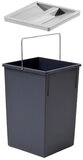 Hailo M&uuml;lleimer Hailo Inneneimer 1008879 dunkelgrau 15 Liter 230 x 220 x 350...