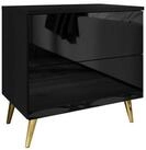 Lookway Nachttisch AURA mit Schubladen, Breite: 55 cm
