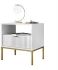 Lookway Nachttisch CORTADO GOLD S54, Breite 54 cm