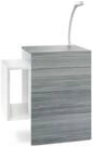 Vladon Nachttisch Queens (Nachttischschrank mit 2 Schubladen, und 1 seitlichem...