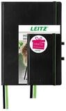 LEITZ Notizbuch Leitz Notizbuch Complete kariert schwarz DIN A4 + gratis A6...