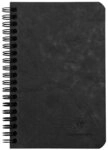 CLAIREFONTAINE Notizbuch 5x Spiralbuch Age Bag 11X17cm liniert 60 Blatt Schwarz