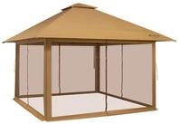 COSTWAY Faltpavillon 4x4m Pop-Up Pavillon, mit 4 Seitenteilen, mit...
