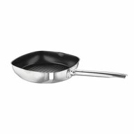 SCHULTE-UFER Grillpfanne Edena 24 x 24 cm, Edelstahl 18/10