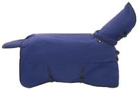 vidaXL Tierdecke Pferdedecke Dunkelgr&uuml;n und Schwarz 75 cm Polyester
