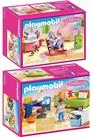 Playmobil&reg; 70209 70210 Dollhouse 2er Set Jugendzimmer + Babyzimmer