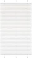 vidaXL Plissee, Plissee Wei&szlig; 120x200 cm Stoffbreite 119,4 cm Polyester