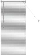 Rollo Balkenjalousien Silber 130 x 60 cm Aluminium, vidaXL