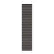 vidaXL Plissee, Plissee Schwarz 50x200 cm Stoffbreite 49,4 cm Polyester